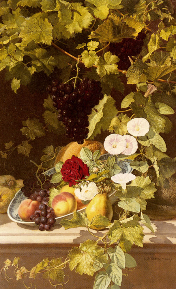 Ottensen-Otto-Didrik-A-Still-Life-With-Fruit-Flowers-And-A-Vine.jpg