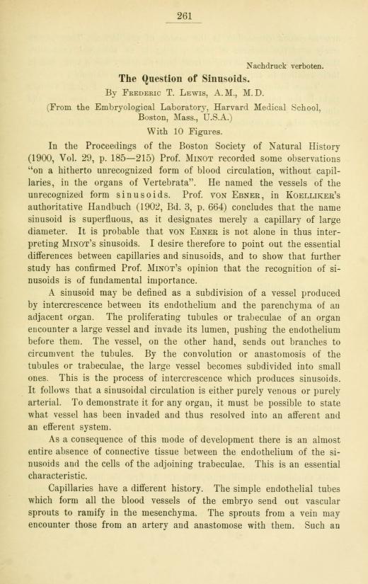 Media type: text; Lewis 1904 Description: The question of sinusoids;