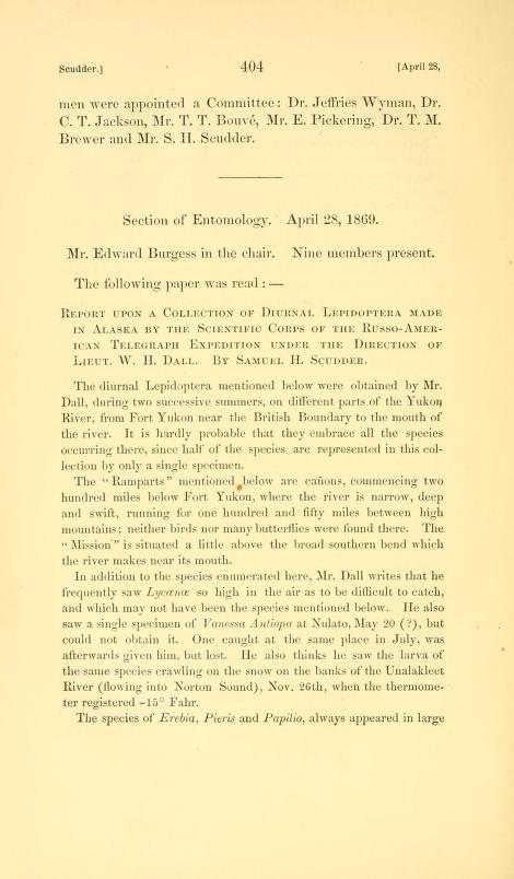 Scudder (1869), Proc. Boston Soc. Nat. Hist. 12:404-408