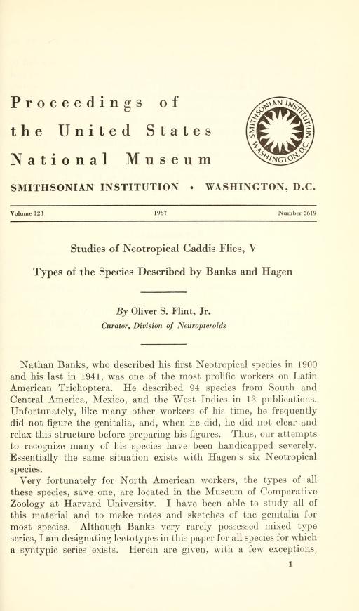 Media type: text; Flint 1967 Description: Flint (1967) Proc. USNM 123: 1-39;
