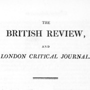 British Review and London Critical Journal 1811-1825