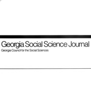 Georgia Social Science Journal 1986-1992