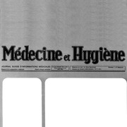 Medecine et Hygiene 1977-1980
