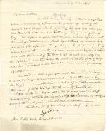 Letter from Pliny Fisk to "Brethren", February 28, 1824