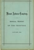 1881-01 Annual Report of the Trustees of the Cemetery of Mount Auburn, Together with the Reports of the Treasurer and Superintendent. January, 1881.