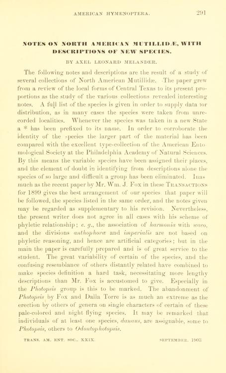 Melander (1903) Trans. Am. Ent. Soc. 29(4): 291-330